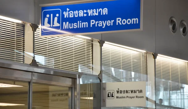 Muslims have prayer rooms